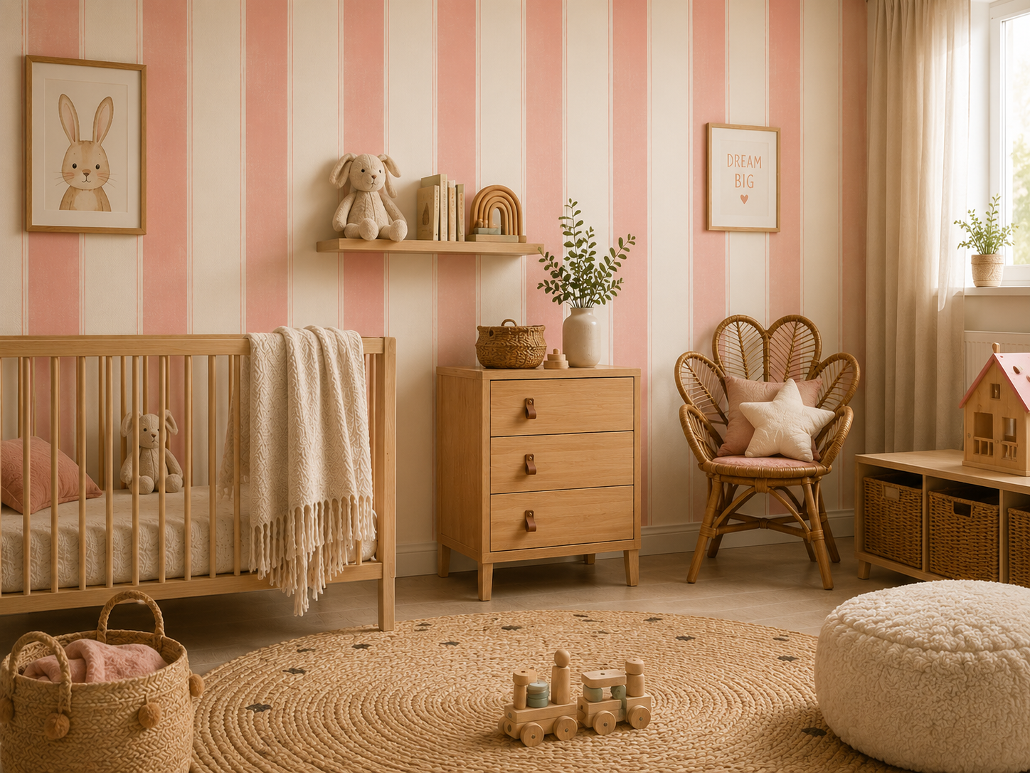 Babykamer behang