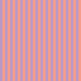 Strepen behang | Fine Line - Lila/Koraal