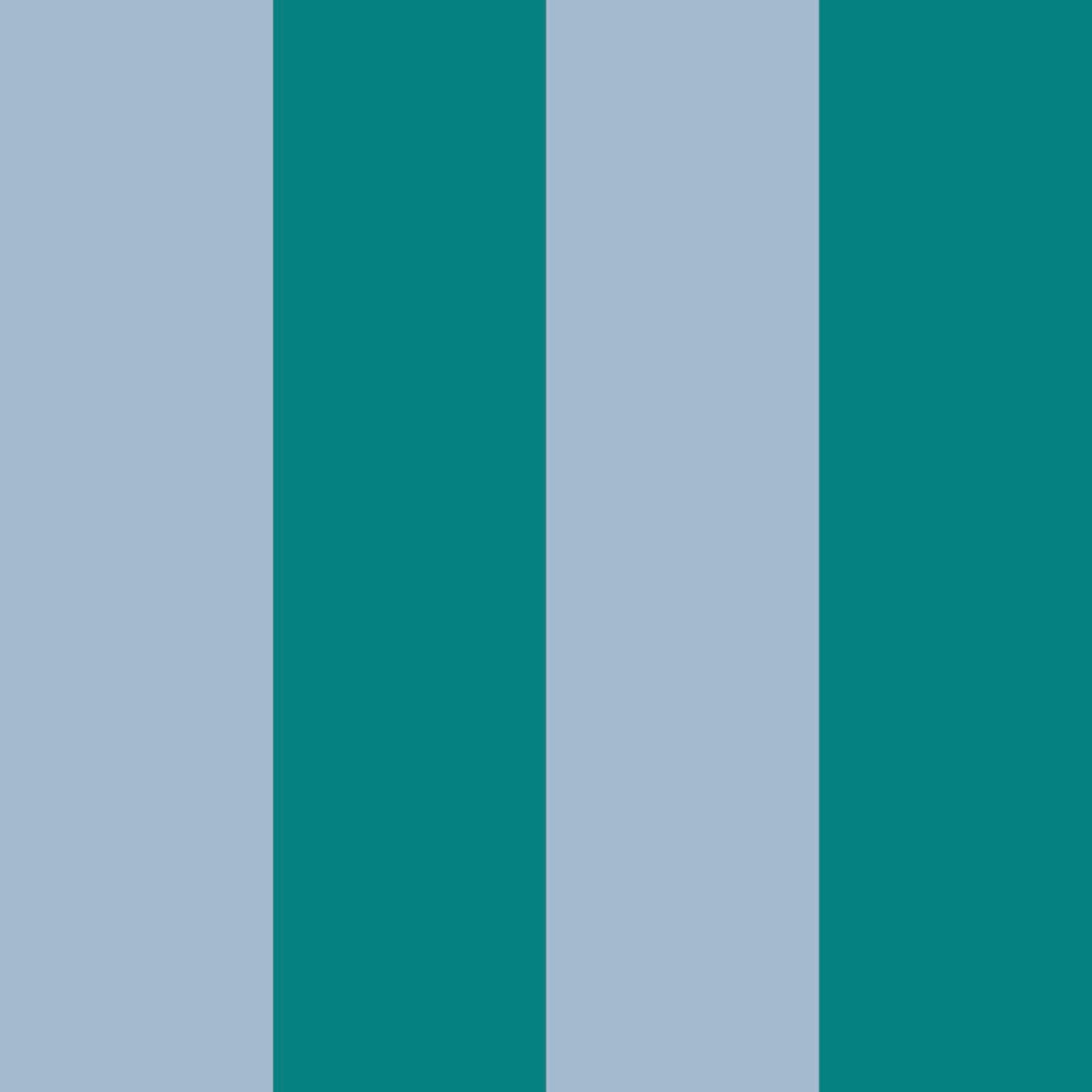 Papr Walls kinderbehang strepen behang kinderkamer teal lichtblauw
