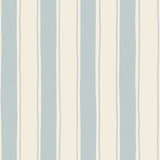 Strepen behang | Straight Up Small - Lichtblauw