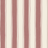 Strepen behang | Straight Up Small - Burgundy