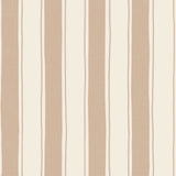 Strepen behang | Straight Up Small - Warm Beige