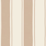 Strepen behang | Straight Up Wide - Warm Beige