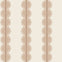 Strepen behang met boogjes voor kinderkamer meisjeskamer beige met bruin papr walls bubble dot beige bruin