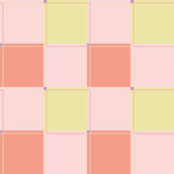 Blokken behang kinderkamer meisjeskamer roze geel tienerkamer