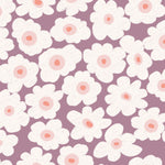Bloemen behang oor meisjeskamer bloemen fotobehang kinderkamer mauve
