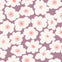 Bloemen behang oor meisjeskamer bloemen fotobehang kinderkamer mauve