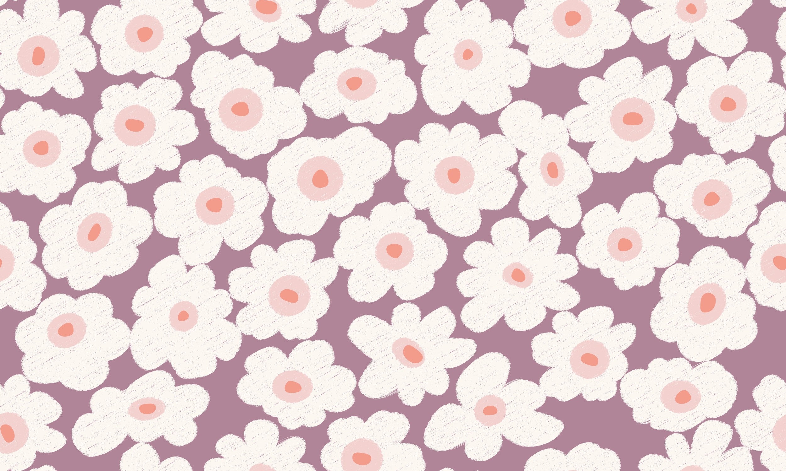 Bloemen behang voor meisjeskamer bloemen fotobehang kinderkamer mauve