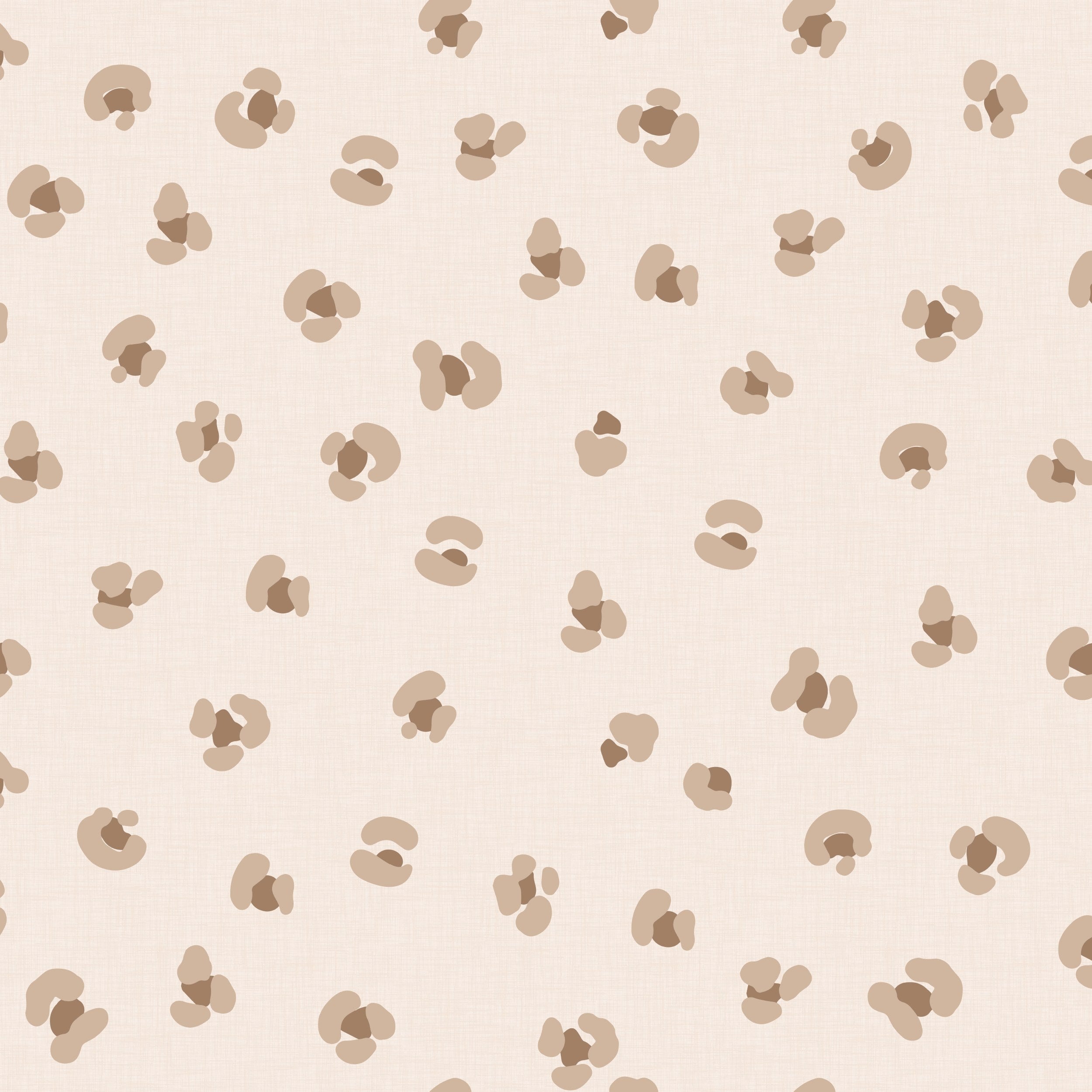 Leopard behang kinderkamer luipaard fotobehang meidenkamer tienerkamer beige bruin