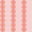 Gestreept behang met boogjes voor meisjeskamer of babykamer koraal roze met paars papr walls bubble dot koraal roze paars