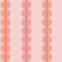 Gestreept behang met boogjes voor meisjeskamer of babykamer koraal roze met paars papr walls bubble dot koraal roze paars
