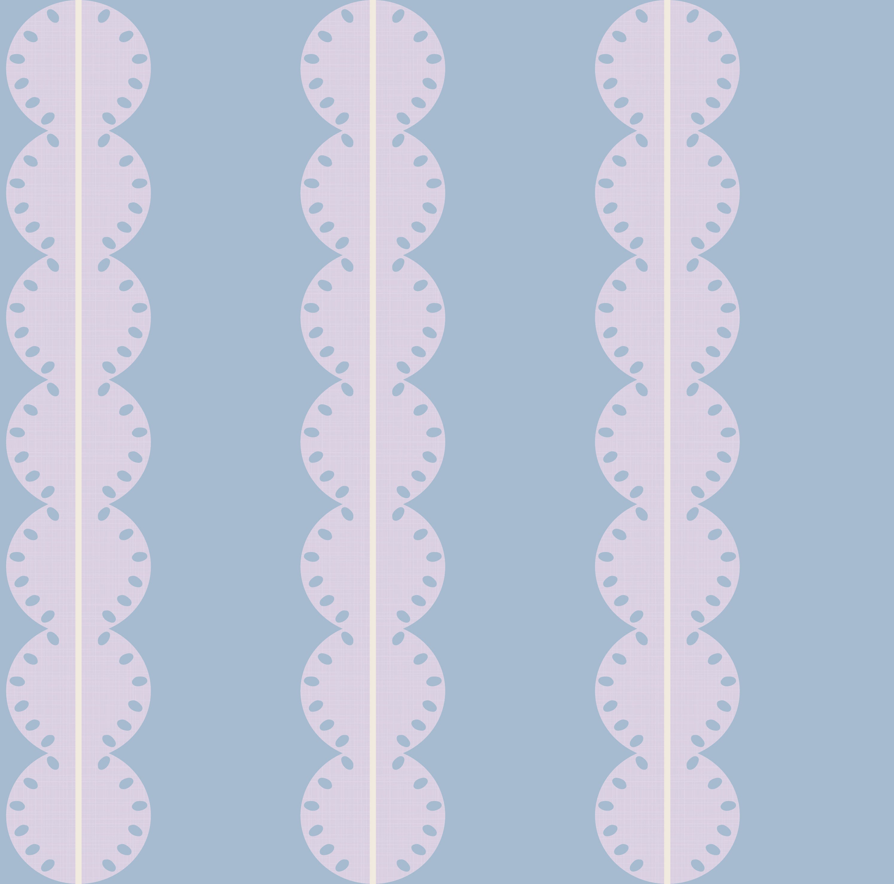 Strepen behang met boogjes voor kinderkamer meisjeskamer lichtblauw lila papr walls bubble dot lichtblauw lila 