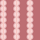 Strepen behang | Bubble Dot - Roze Koraal