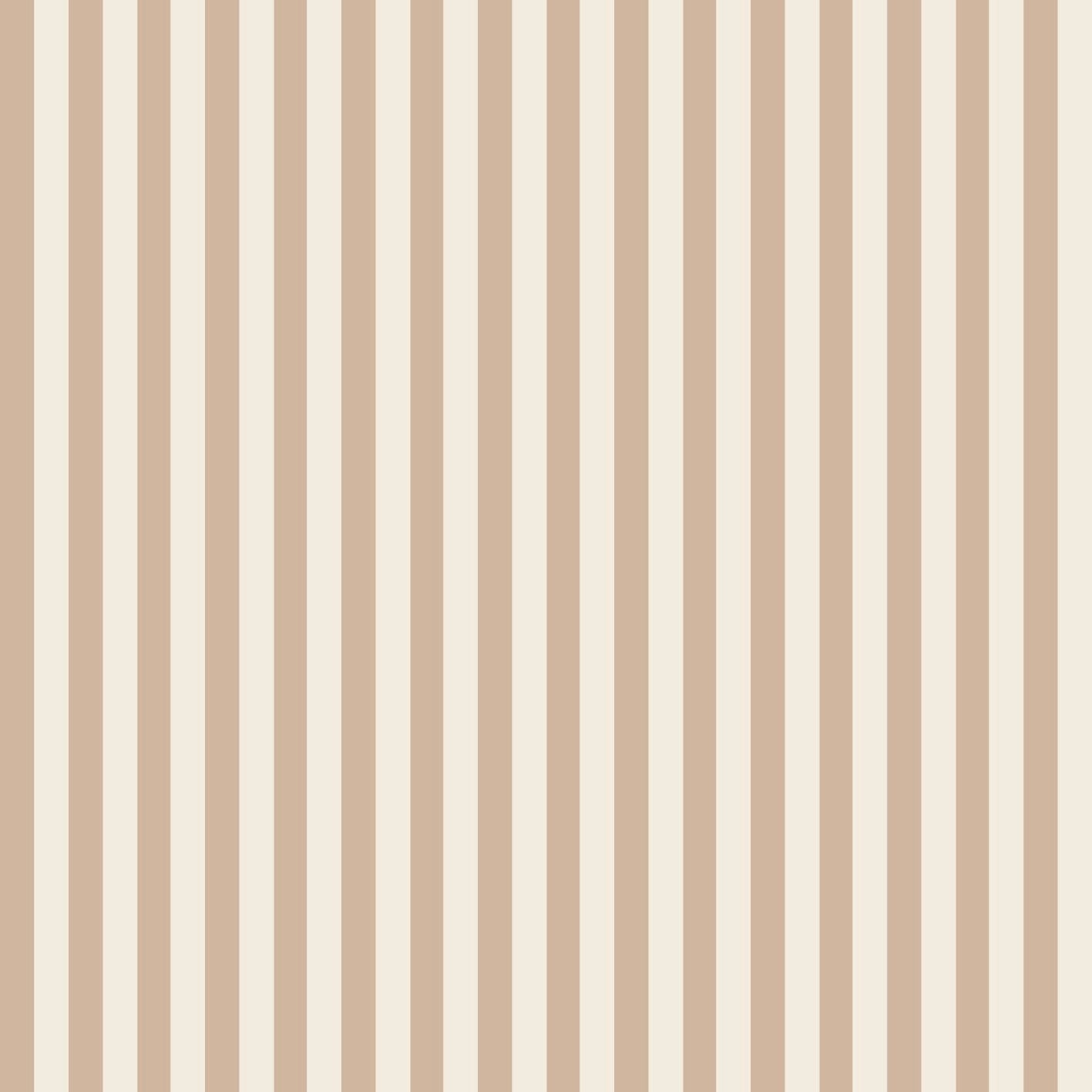 Strepen behang voor de kinderkamer warm beige smal tienerkamer jongenskamer babykamer neutrale kinderkamer