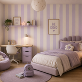 Strepen behang | Bold Line - Lila