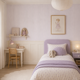 Strepen behang | Fine Line - Lila